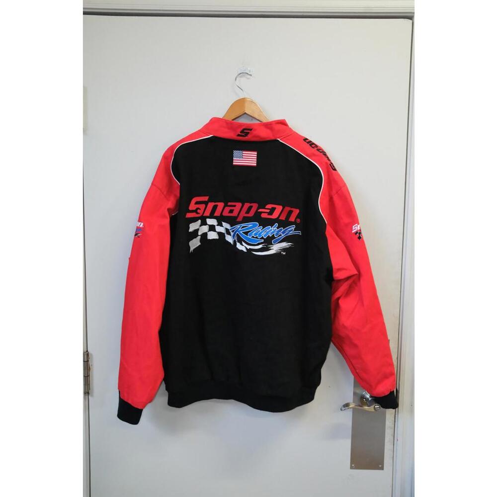 90's Snap-On Logo Racing Jacket - Picture 2 of 7